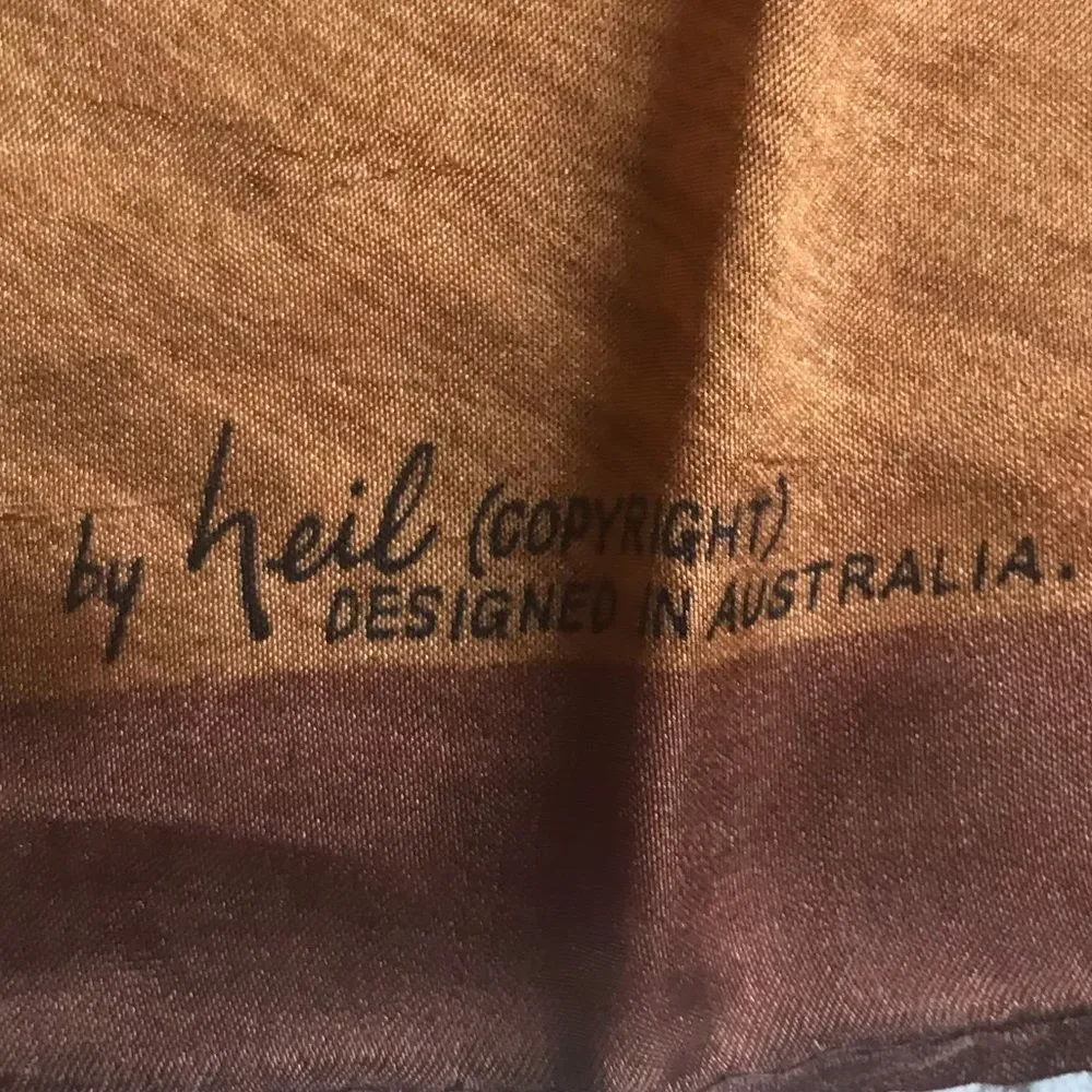 Australia Koala Bear Silk Scarf VTG